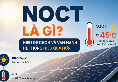 NOCT Là Gì? Vì Sao Thông Số Này Quan Trọng Với Tấm Pin Mặt Trời?