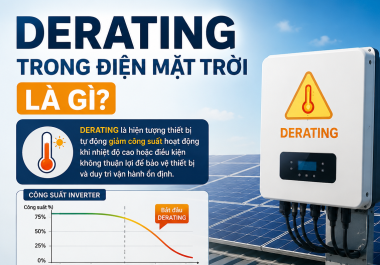 Derating Trong Điện Mặt Trời Là Gì? Vì Sao Công Suất Bị Giảm?