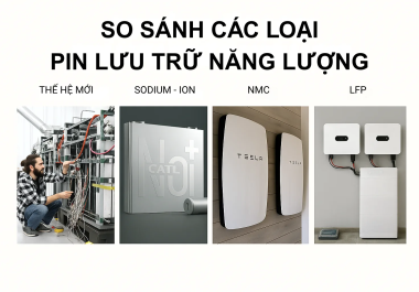 Pin LFP, LMFP, Sodium-ion – Công Nghệ Nào Phù Hợp Cho ESS