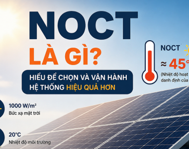NOCT Là Gì? Vì Sao Thông Số Này Quan Trọng Với Tấm Pin Mặt Trời?