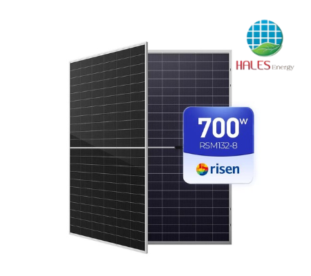 Tấm Pin Năng Lượng Mặt Trời Risen 700Wp N-Type HJT Hyper-ion