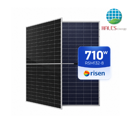 Tấm Pin Năng Lượng Mặt Trời Risen 710Wp N-Type HJT Hyper-ion