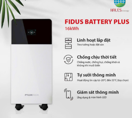 Pin Lưu Trữ Pylontech Fidus Battery Plus 16 kWh